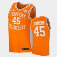 #45 Keon Johnson Retro Tennessee Vols College Basketball Men's Orange Jersey 956202-569