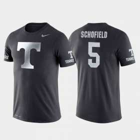 #5 Admiral Schofield Travel Tennessee Volunteers College Basketball Performance Mens Anthracite T-Shirt 573334-802