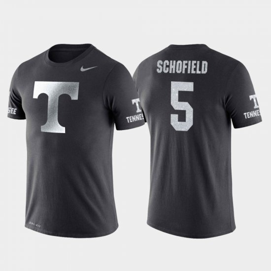 #5 Admiral Schofield Travel Tennessee Volunteers College Basketball Performance Mens Anthracite T-Shirt 573334-802