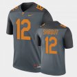 #12 J.T. Shrout Legend UT Performance Men's Gray Jersey 986686-616