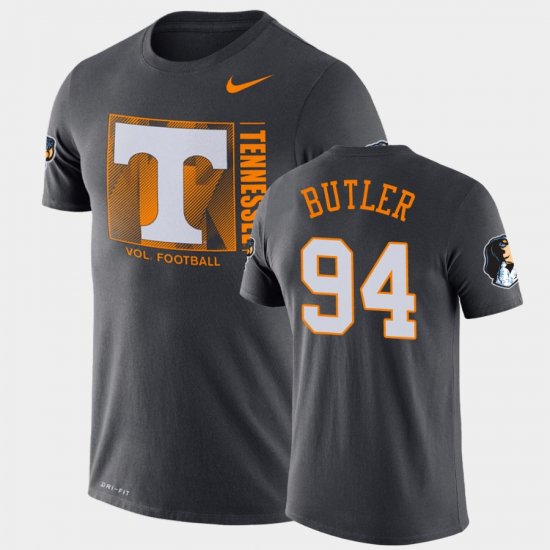 #94 Matthew Butler Team Issue Tennessee Performance Men\'s Black T-Shirt 948382-240
