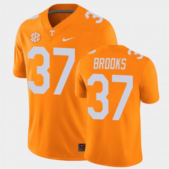 #37 Paxton Brooks College Football Tennessee Volunteers Alumni Player Game Men Orange Jersey 206124-231