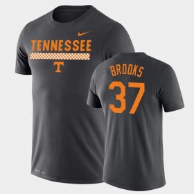 #37 Paxton Brooks Team DNA Tennessee Legend Performance Men's Charcoal T-Shirt 276755-733