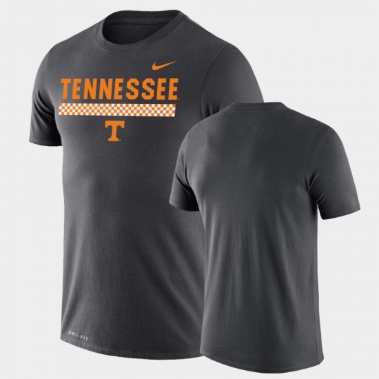 Team DNA Tennessee Legend Performance Men\'s Charcoal T-Shirt 489421-964