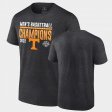 College Basketball Tennessee Vols 2022 SEC Conference Tournament Champions Locker Room Men Black T-Shirt 602078-691