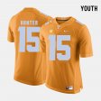 #15 Justin Hunter College Football Tennessee Youth Orange Jersey 802424-406
