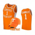 #1 Kennedy Chandler College Basketball Vols Retro Basketball Free Hat Men's Orange Jersey 369558-741