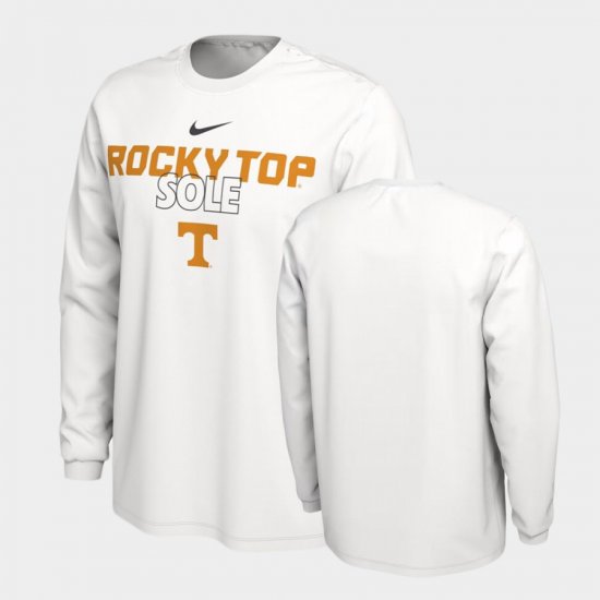 On Court Tennessee Vols Long Sleeve Mens White T-Shirt 613988-490