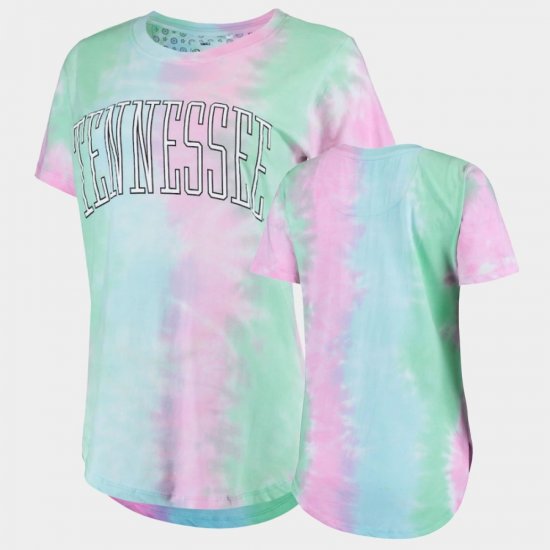 Tie Dye Tennessee Vols Bay Womens Rainbow T-Shirt 802392-124
