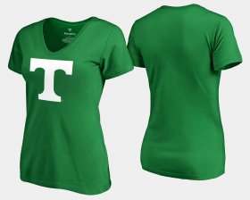 St. Patrick's Day Vols White Logo Womens Kelly Green T-Shirt 629902-393