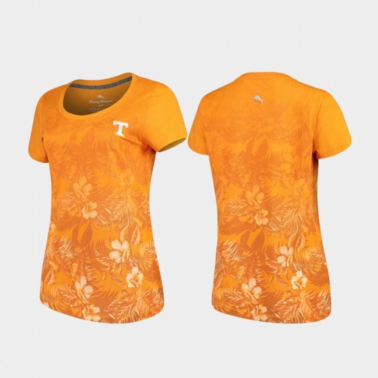 Floral Victory Tennessee Tommy Bahama Womens Tennessee Orange T-Shirt 874446-979